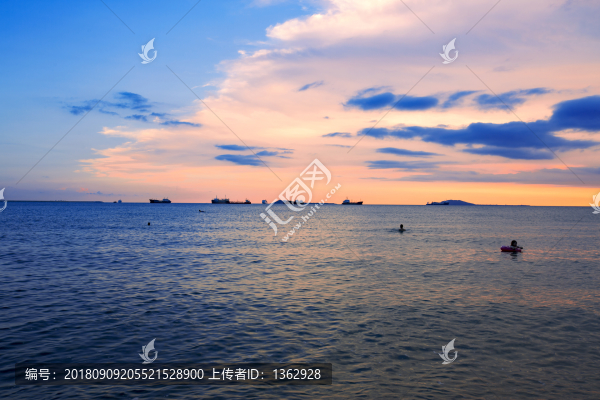 海南三亞灣風(fēng)光