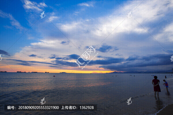 海南三亞灣風(fēng)光
