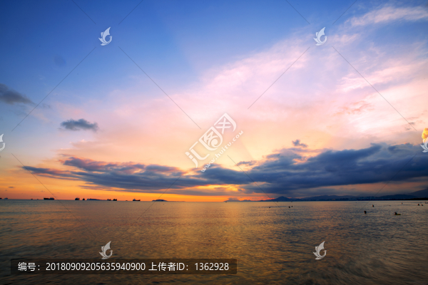 海南三亞灣風(fēng)光