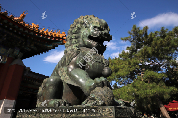 頤和園銅獅子