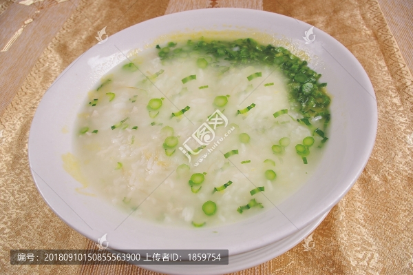 生滾素菜粥