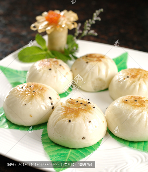 生煎菜肉包