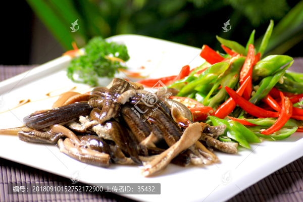 杭椒炒鱔絲