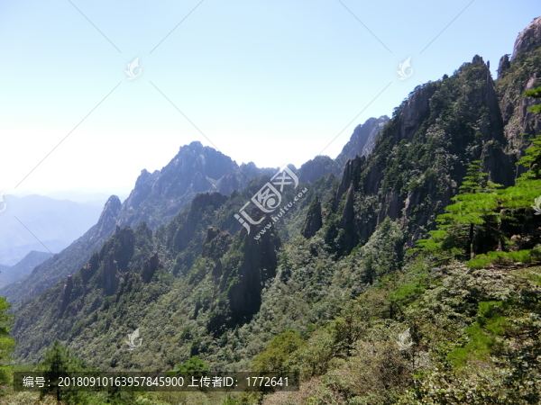安徽黃山云谷群峰