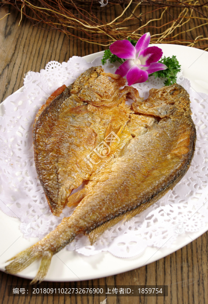 香煎黃花魚