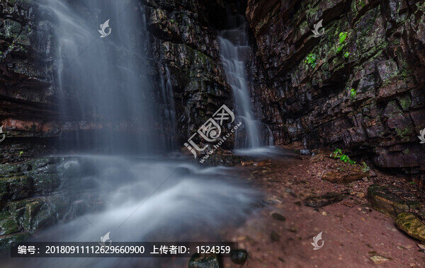 瀑布裝飾畫