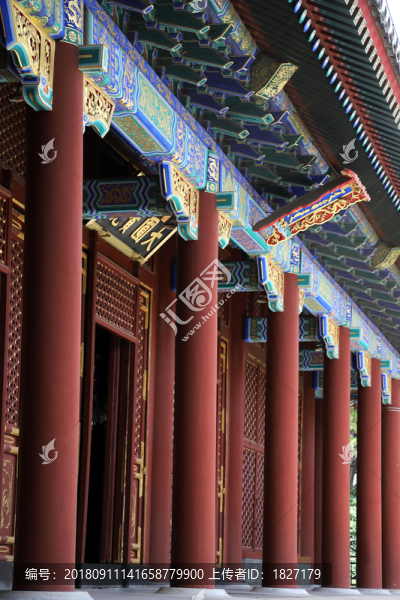 中式建筑柱子