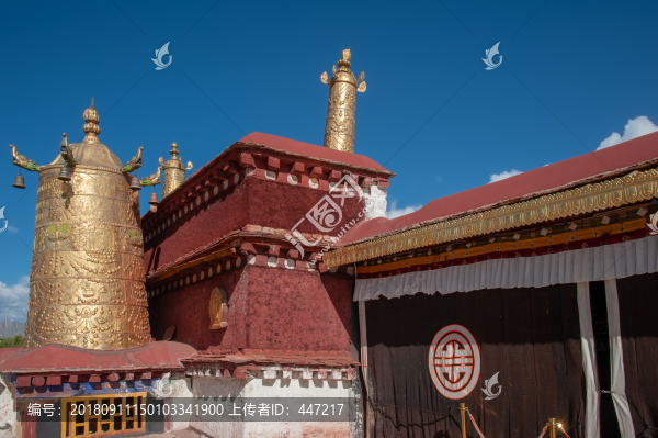 拉薩大昭寺佛教建筑
