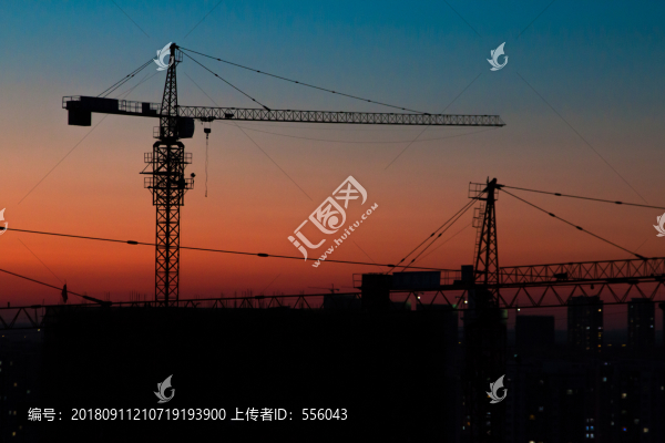 塔吊建筑工地