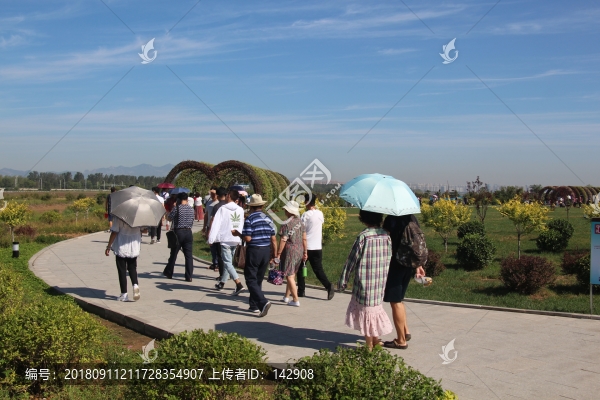 秦皇島鴿子窩公園游客