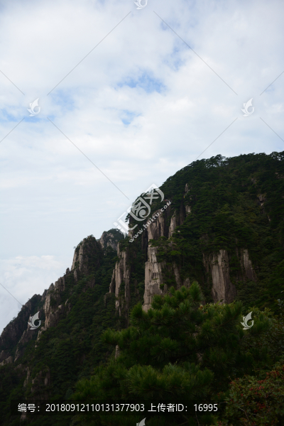 黃山山峰