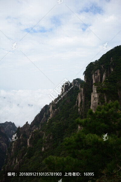黃山山峰