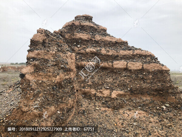 蘇巴什佛寺古遺跡女兒國
