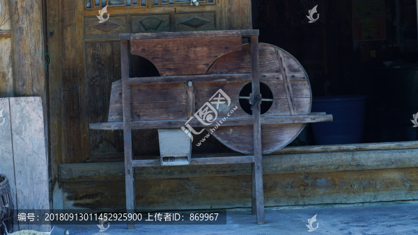 木質(zhì)傳統(tǒng)農(nóng)業(yè)生產(chǎn)風(fēng)谷機