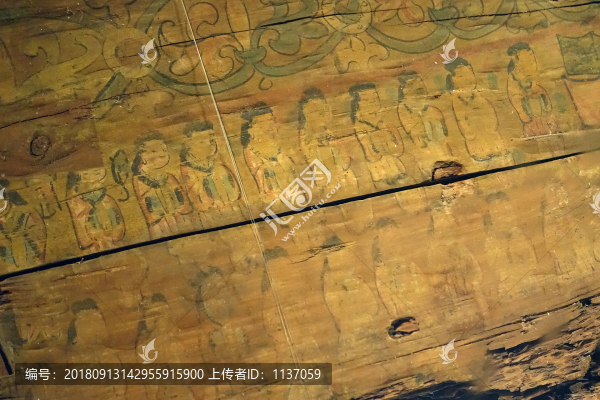 北魏棺板畫局部