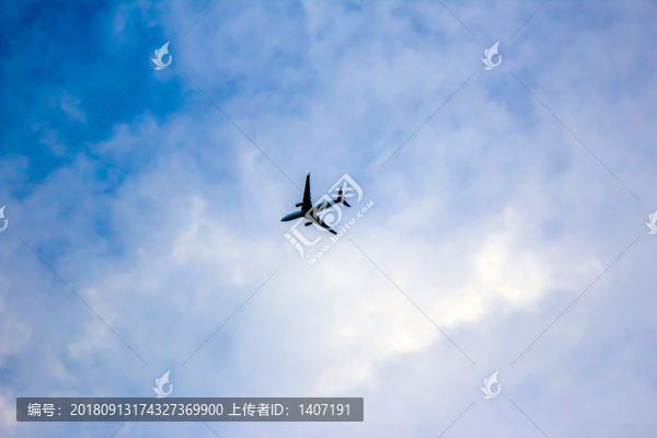 藍天白云