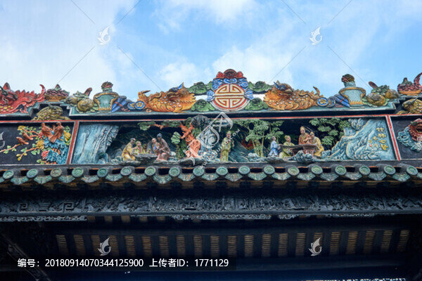 灰塑彩繪