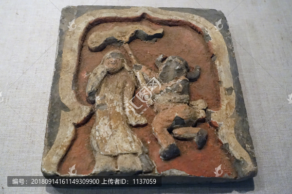 金代社火表演磚雕