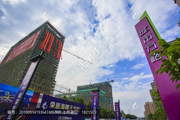 商場(chǎng),五彩,色彩,建筑,大樓