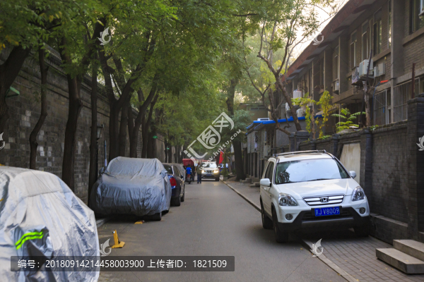 北京,什剎海,巷子,四合院,三輪車,老街