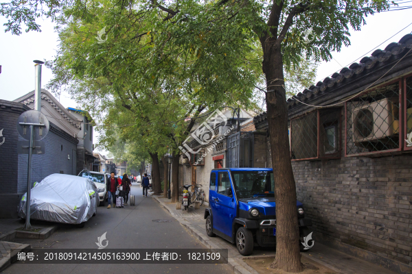 北京,什剎海,巷子,四合院,三輪車,老街