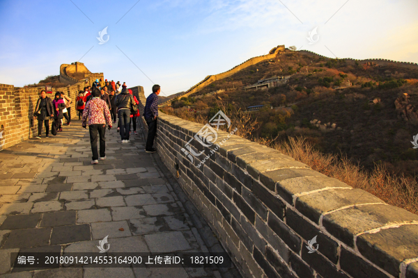 北京,八達(dá)嶺,長城,古建筑,城樓,城墻,臺階