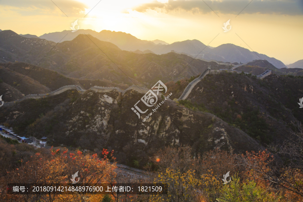 北京,八達嶺,長城,古建筑,城樓,城墻,臺階