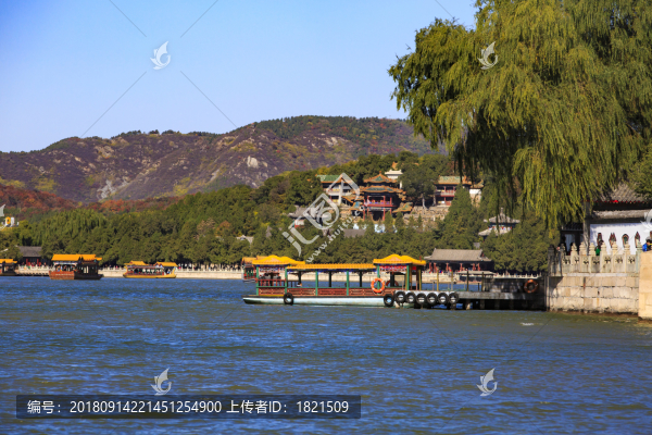 北京,頤和園,皇家園林,昆明湖,萬壽山,長(zhǎng)廊,古建筑