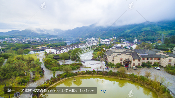安徽,涇縣,桃花潭,小溪,徽居,古韻,山水,早晨