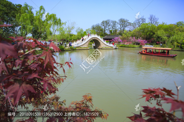 江蘇,揚(yáng)州,瘦西湖,春天,旅游