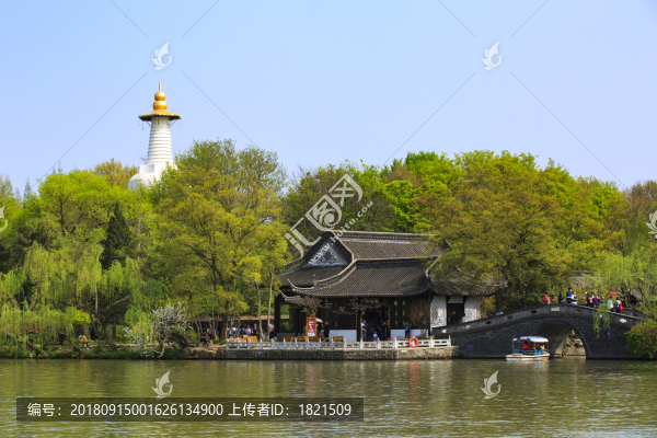 江蘇,揚(yáng)州,瘦西湖,春天,旅游