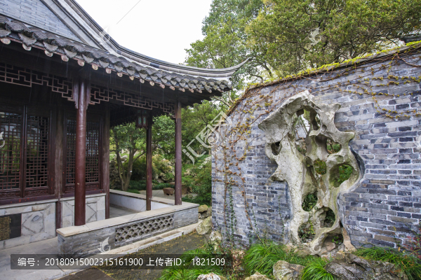 江蘇,泰州,喬園景區(qū),園林,古建筑,傳統(tǒng),格局,水榭樓臺