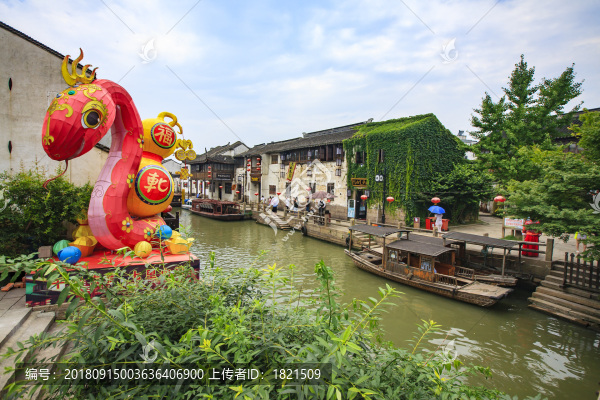 江蘇,蘇州,山塘街,老街,水運(yùn),航運(yùn),江南