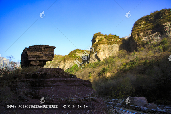 河南,林州,太行大峽谷,太行山,景區(qū),王相巖,豬叫石,峽谷,桃花谷,巖石