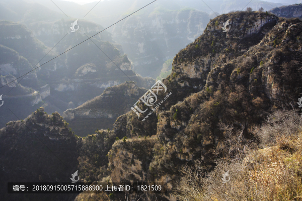 河南,林州,太行大峽谷,太行山,景區(qū),王相巖,豬叫石,峽谷,桃花谷,巖石