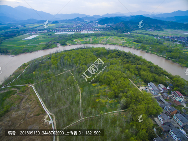 浙江,臺(tái)州,臨海,三江濕地公園,生態(tài),自然,道路,綠色,春天,青草