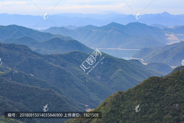 浙江,臺(tái)州,臨海,蘭田山,茶園,山村,山谷