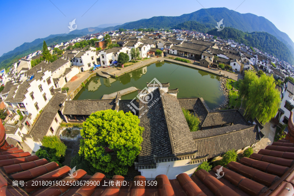 浙江,杭州,富陽市,龍門古鎮(zhèn),古建筑,江南,傳統(tǒng),民居,孫權故里