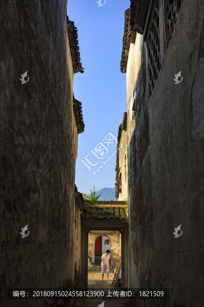 浙江,杭州,富陽市,龍門古鎮(zhèn),古建筑,江南,傳統(tǒng),民居,孫權故里