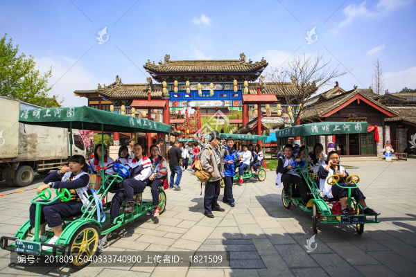 浙江,金華,東陽,橫店影視城,景區(qū),秦王宮,清明上河圖