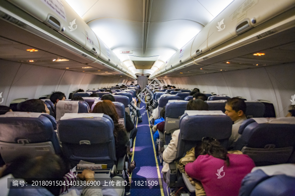 飛機,機艙,乘客,桌椅,座位
