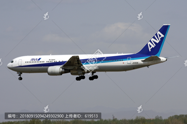 日本全日空飛機(jī)降落