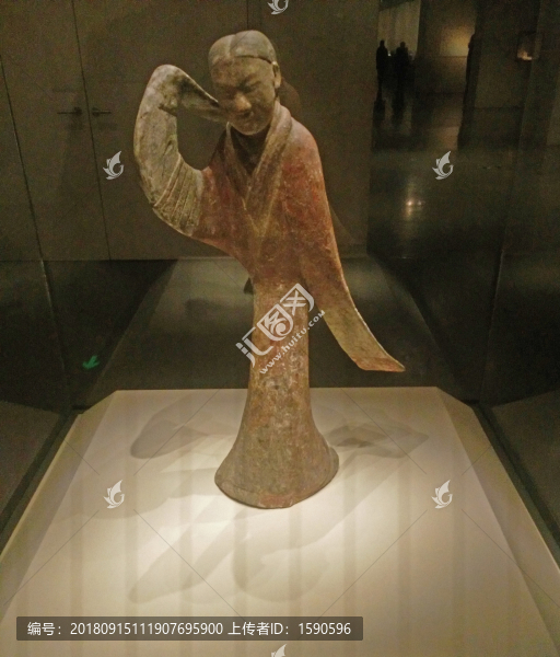 彩繪陶舞俑
