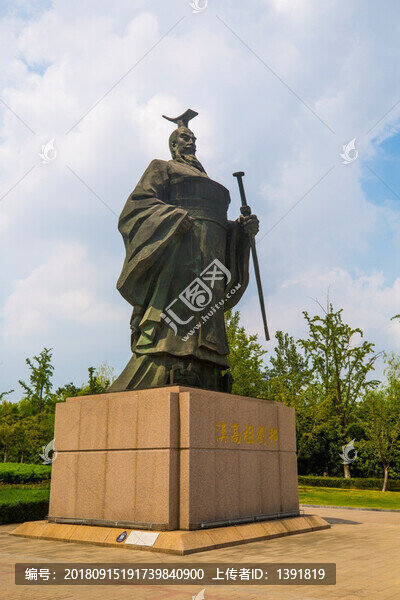 徐州漢文化景區(qū)漢高祖劉邦像