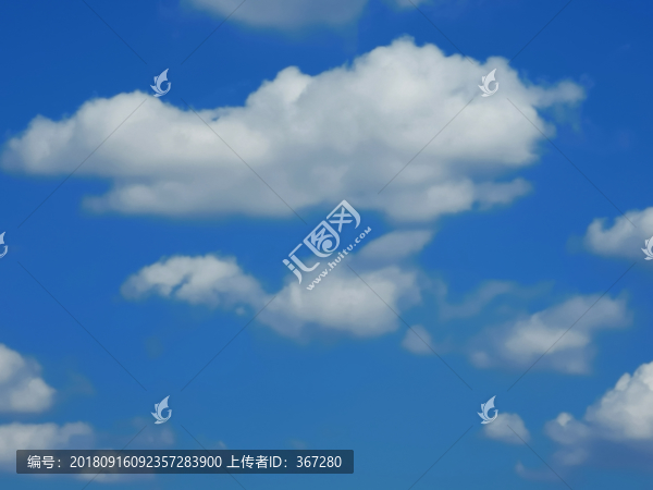 藍天白云背景