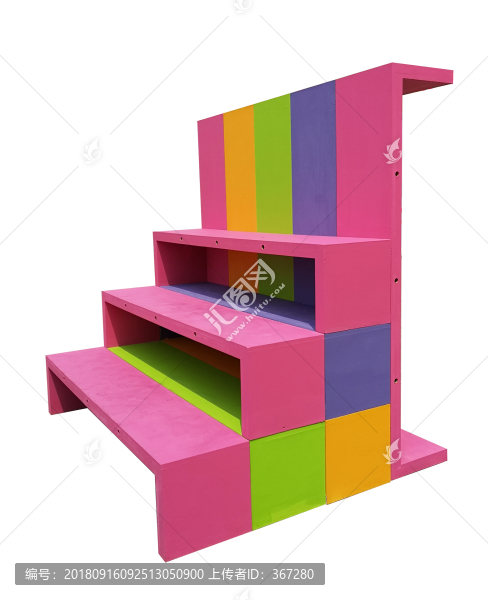 積木式彩色商品展柜