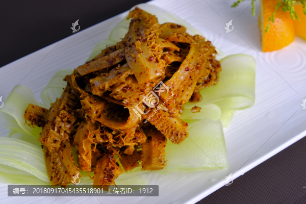 麻辣百葉