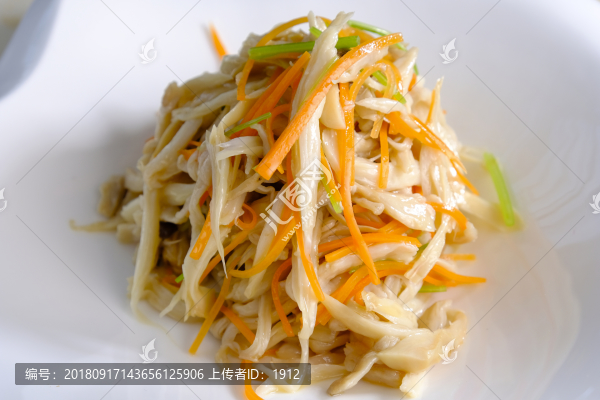涼拌平菇