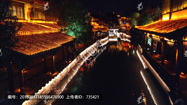 古鎮(zhèn)夜色