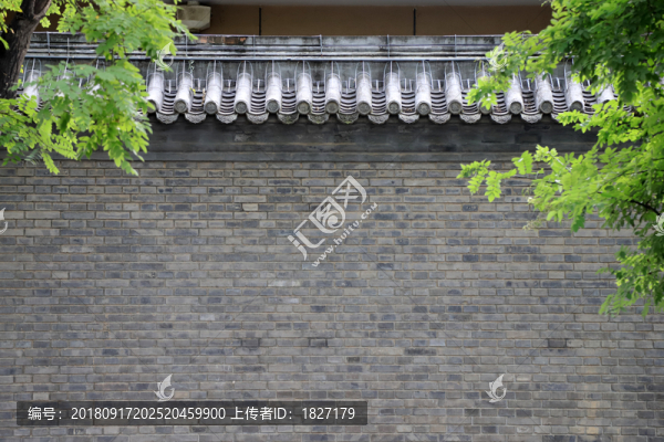 灰磚灰瓦背景
